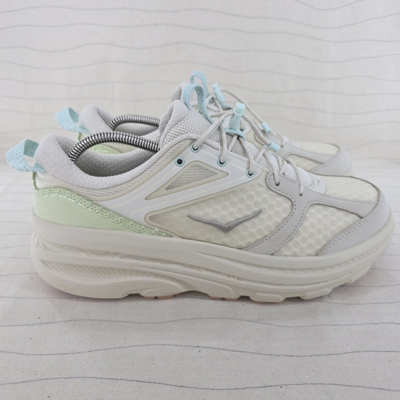 Hoka Shoes - Hoka Womens Bondi B3LS Oat Milk Running Sneaker Shoes 1155351-OKT Size 12 NEW